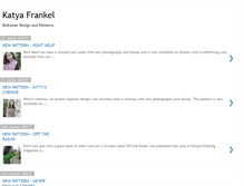 Tablet Screenshot of katyafrankel.com